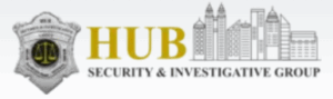 a logo for hub investigative group