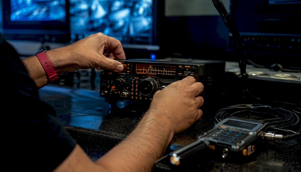 Motorola vs Kenwood Radios: Which Is Right for You? Technician adjusting Kenwood radio settings