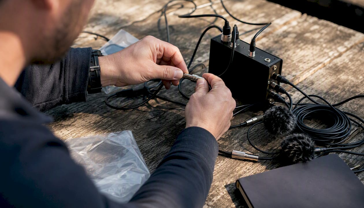 Recording Consent in Massachusetts: What You Must Know Hands setting up audio surveillance gear